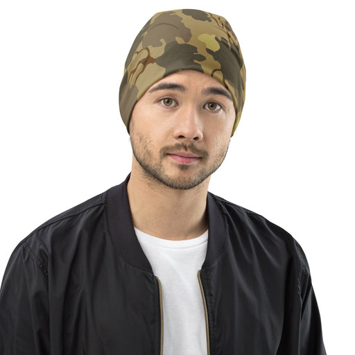 Mitchell Vine Leaf Brown CAMO Beanie - S - Head