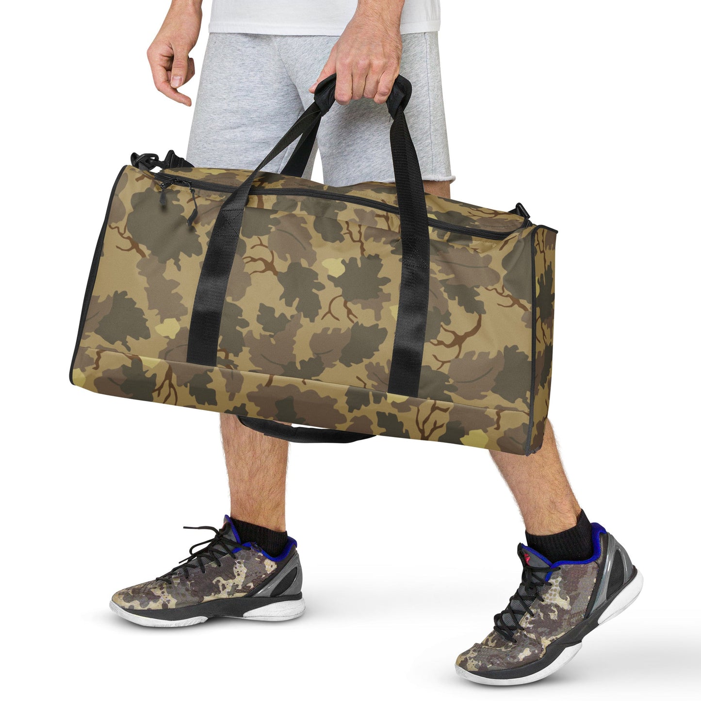 American Mitchell Wine Leaf Brown CAMO Duffle Bag