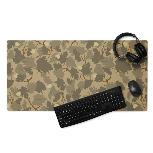 American Mitchell Wine Leaf Brown CAMO Gaming mouse pad - 36″×18″