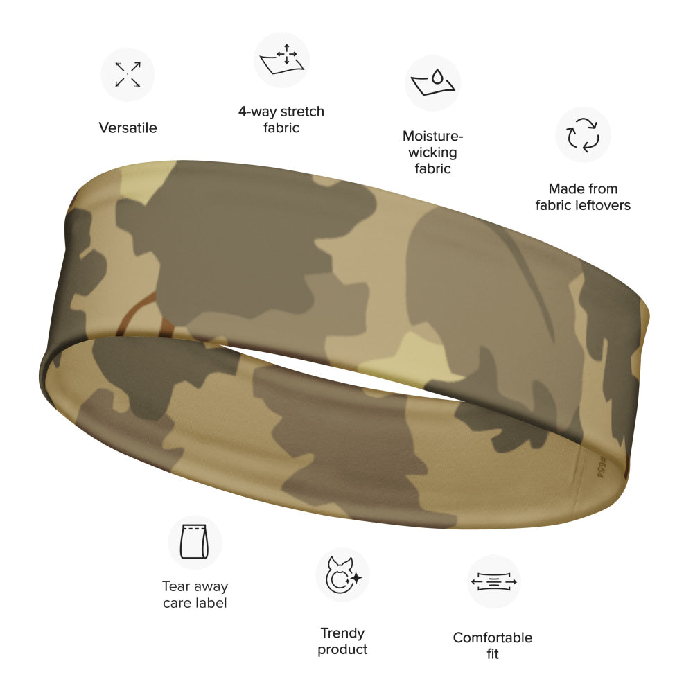 American Mitchell Wine Leaf Brown CAMO Headband