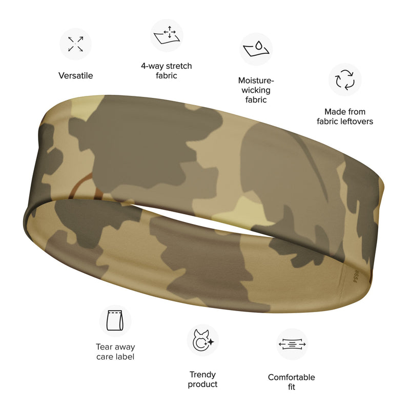 Mitchell Vine Leaf Brown CAMO Headband - Head