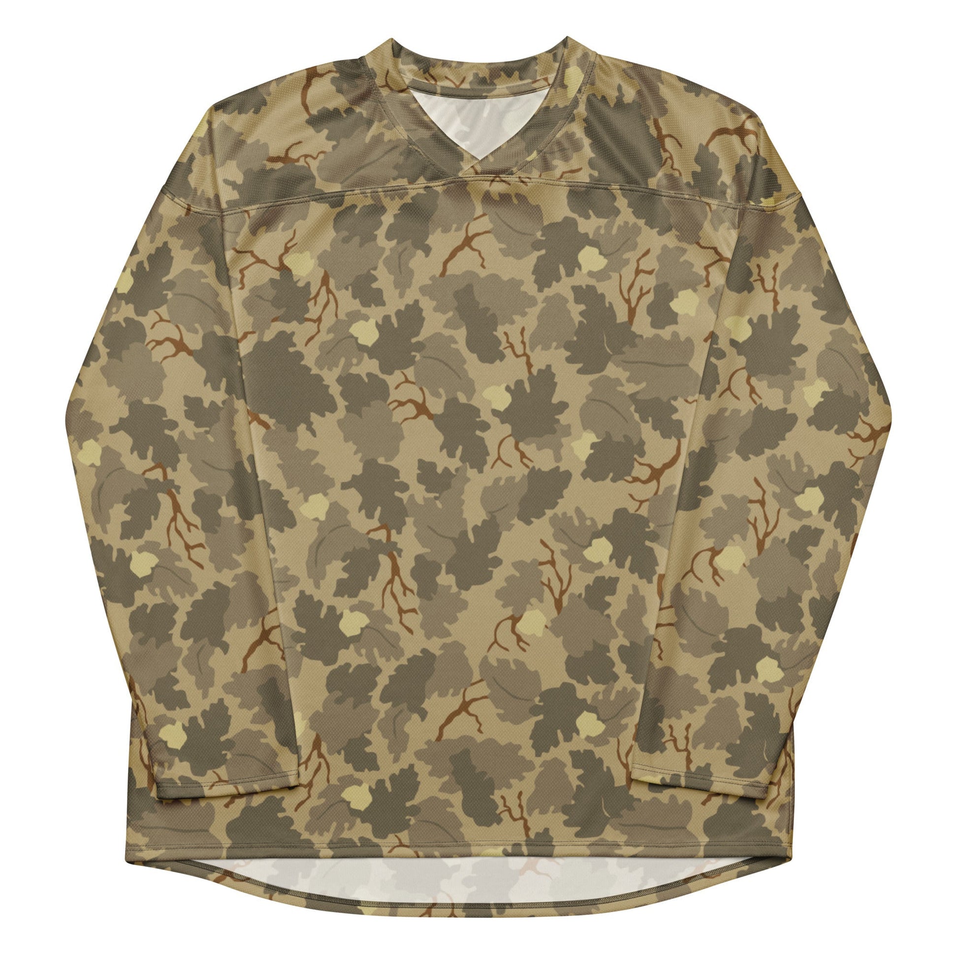 American Mitchell Wine Leaf Brown CAMO Unisex Hockey Fan Jersey