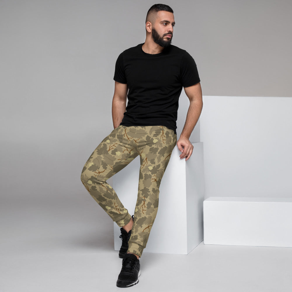 American Mitchell Wine Leaf Brown CAMO Men’s Joggers - Mens