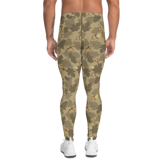 American Mitchell Wine Leaf Brown CAMO Mens Leggings