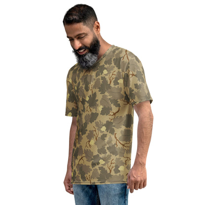 American Mitchell Wine Leaf Brown CAMO Mens T-Shirt