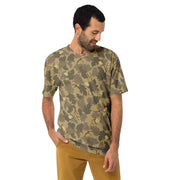Mitchell Vine Leaf Brown CAMO Mens T-Shirt