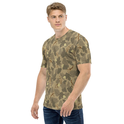 American Mitchell Wine Leaf Brown CAMO Mens T-Shirt