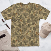 Mitchell Vine Leaf Brown CAMO Mens T-Shirt