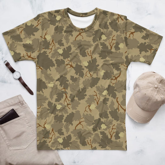 American Mitchell Wine Leaf Brown CAMO Men’s T-shirt - XS