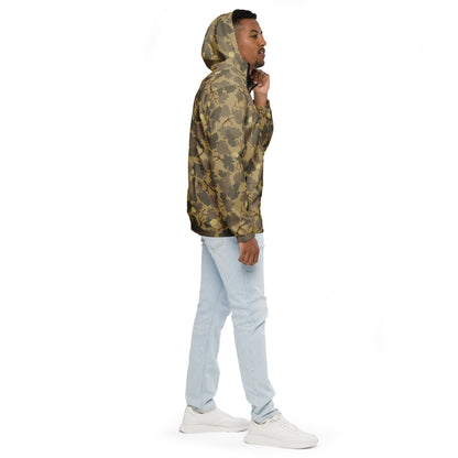 American Mitchell Wine Leaf Brown CAMO Men’s windbreaker - Mens Windbreaker