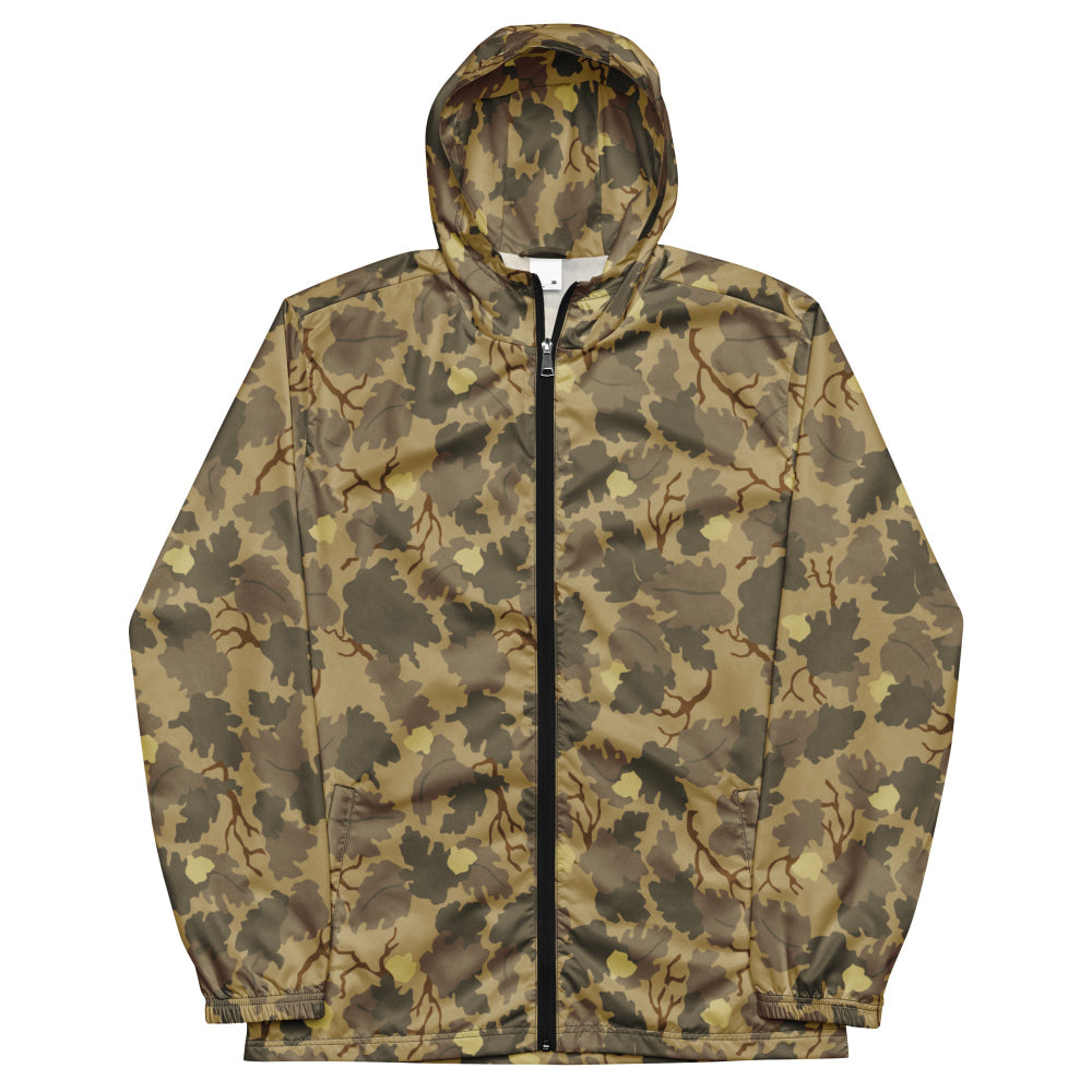 American Mitchell Wine Leaf Brown CAMO Men’s windbreaker - Mens Windbreaker