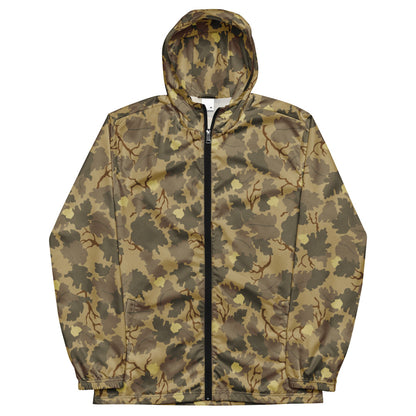 American Mitchell Wine Leaf Brown CAMO Men’s windbreaker - Mens Windbreaker