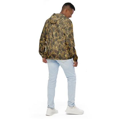 American Mitchell Wine Leaf Brown CAMO Men’s windbreaker - Mens Windbreaker