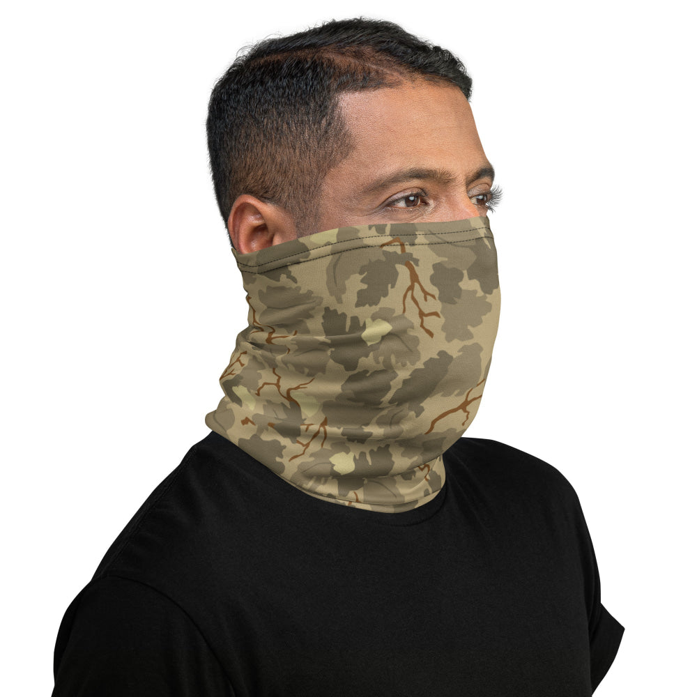 American Mitchell Wine Leaf Brown CAMO Neck Gaiter