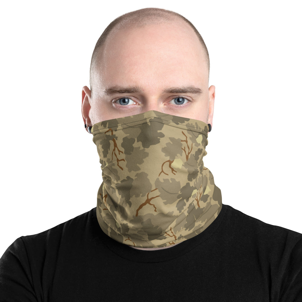 American Mitchell Wine Leaf Brown CAMO Neck Gaiter