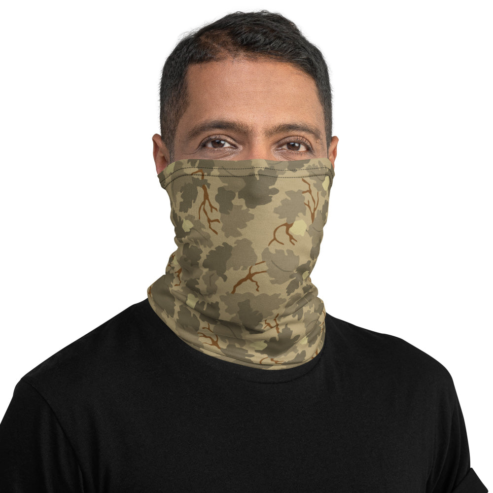 American Mitchell Wine Leaf Brown CAMO Neck Gaiter