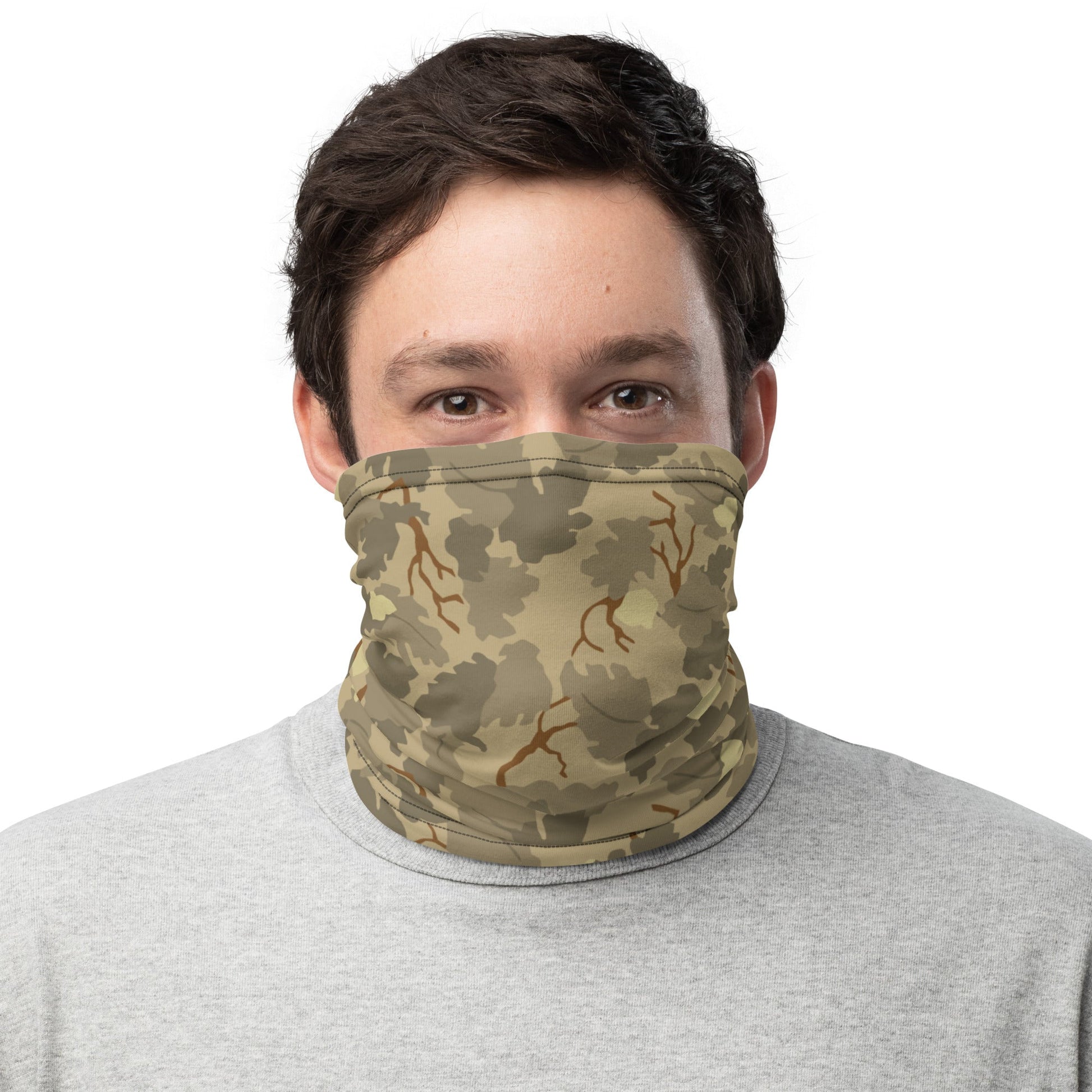 American Mitchell Wine Leaf Brown CAMO Neck Gaiter - Gaiters