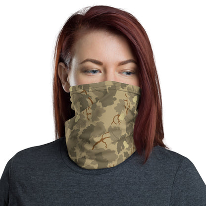 American Mitchell Wine Leaf Brown CAMO Neck Gaiter - Gaiters