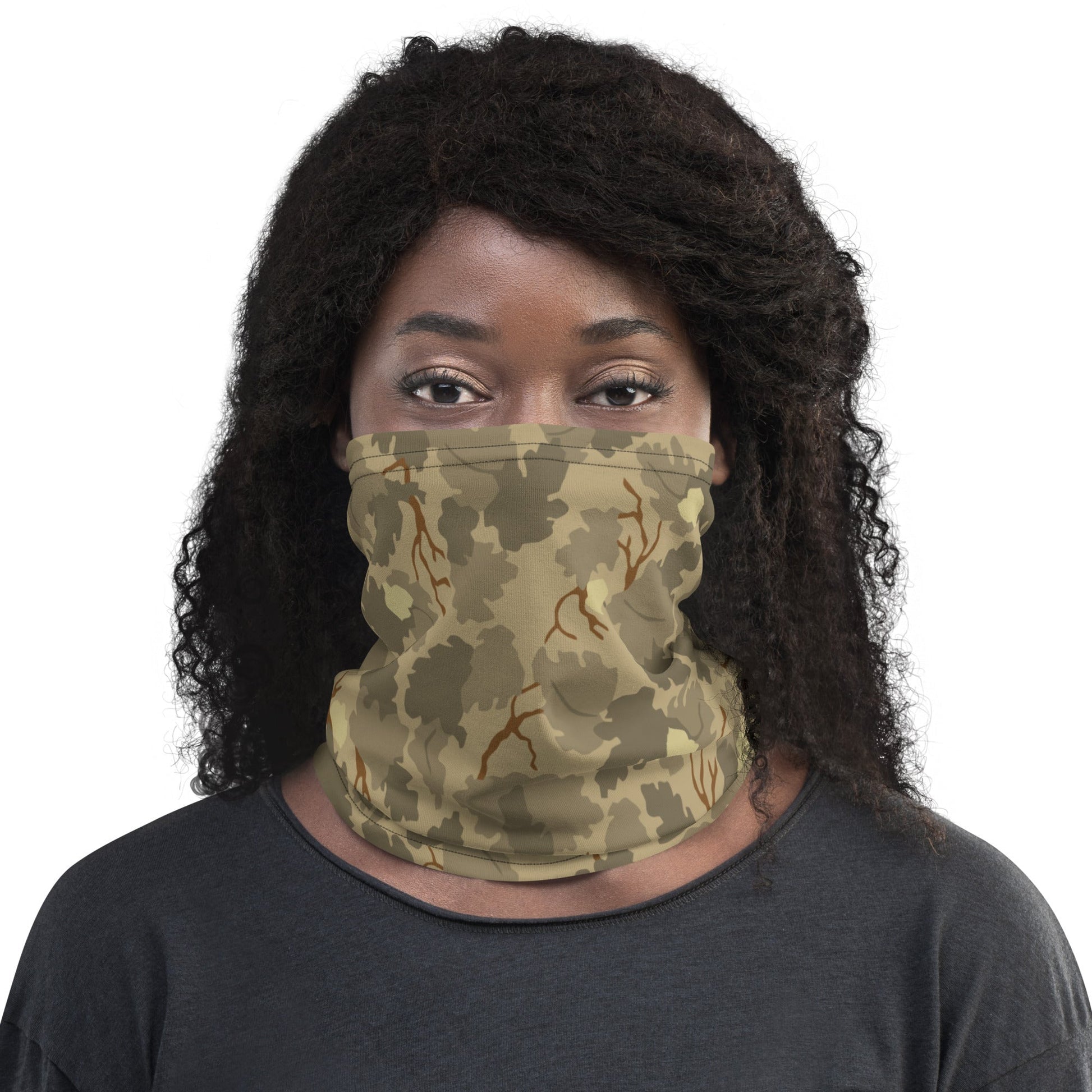 American Mitchell Wine Leaf Brown CAMO Neck Gaiter - Gaiters