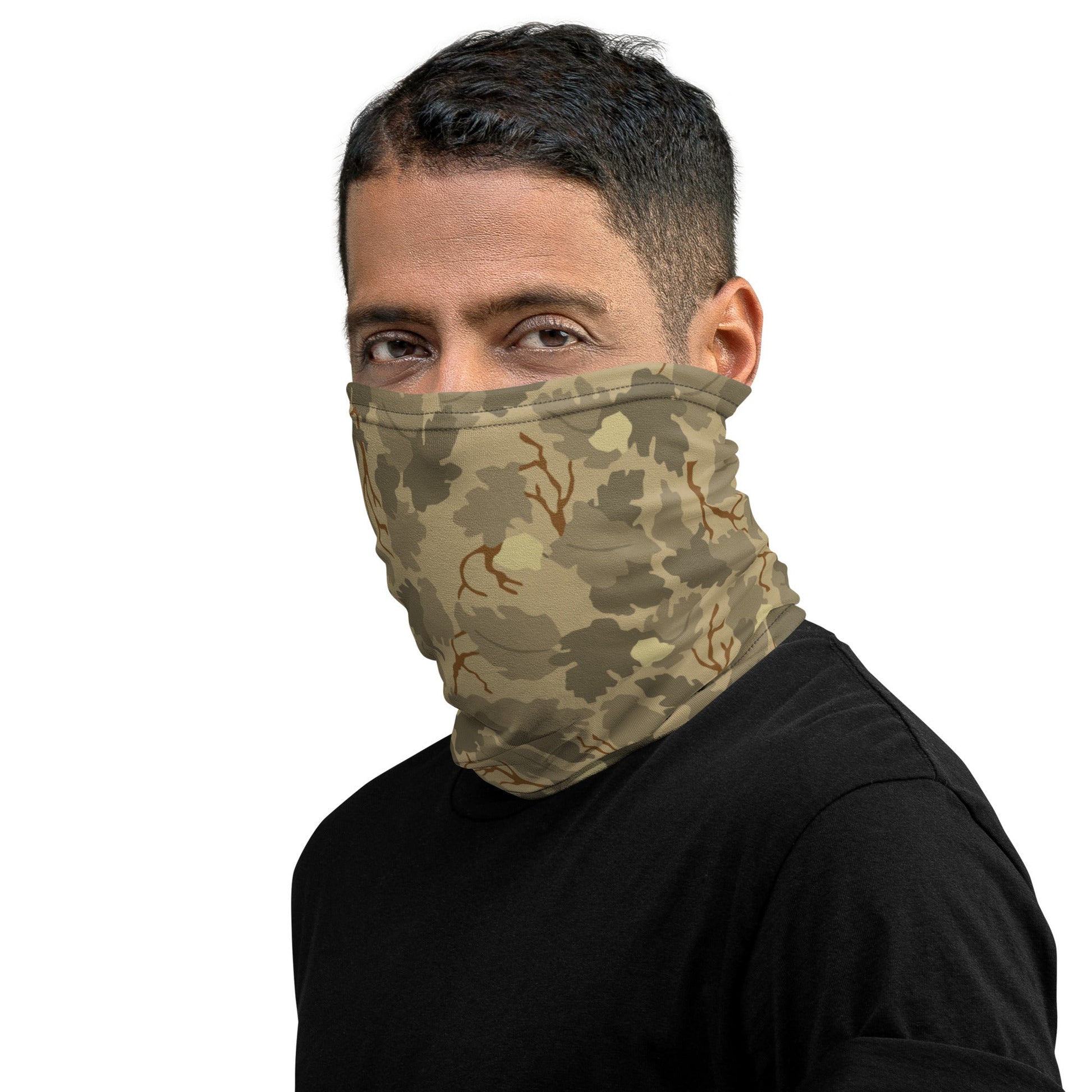 American Mitchell Wine Leaf Brown CAMO Neck Gaiter - Gaiters