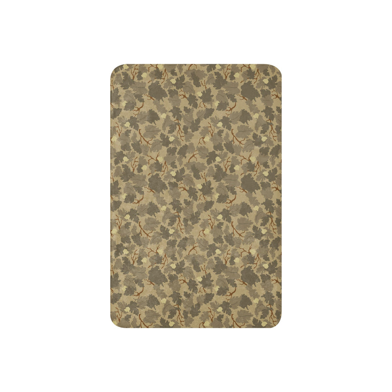 Mitchell Vine Leaf Brown CAMO Sherpa Blanket