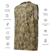 Mitchell Vine Leaf Brown CAMO Unisex Basketball Jersey