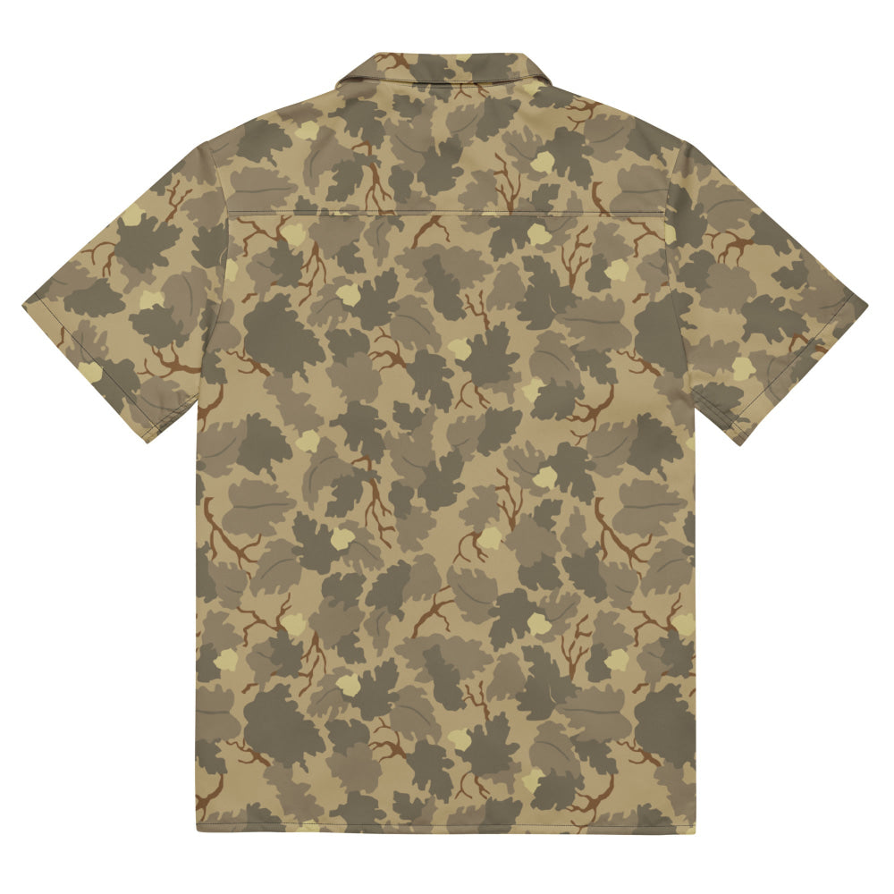 American Mitchell Wine Leaf Brown CAMO Unisex button shirt - Button Shirt