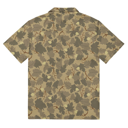 American Mitchell Wine Leaf Brown CAMO Unisex button shirt - Button Shirt