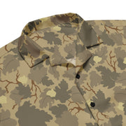 Mitchell Vine Leaf Brown CAMO Unisex Short-Sleeve Button Shirt - Button-Up