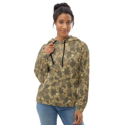 American Mitchell Wine Leaf Brown CAMO Unisex Hoodie