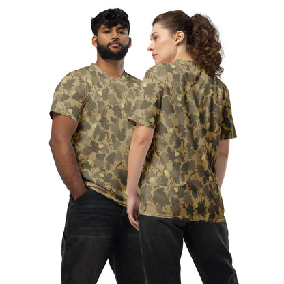 American Mitchell Wine Leaf Brown CAMO Unisex Sports Jersey - 2XS