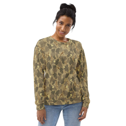 American Mitchell Wine Leaf Brown CAMO Unisex Sweatshirt