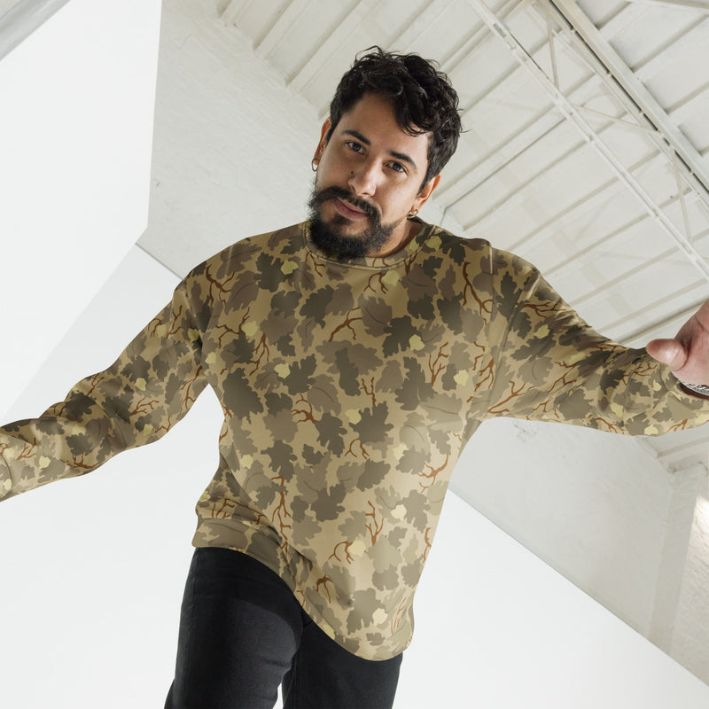 Mitchell Vine Leaf Brown CAMO Unisex Sweatshirt