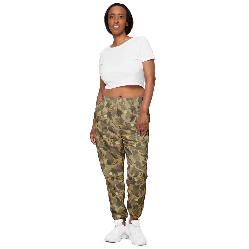 American Mitchell Wine Leaf Brown CAMO Unisex track pants