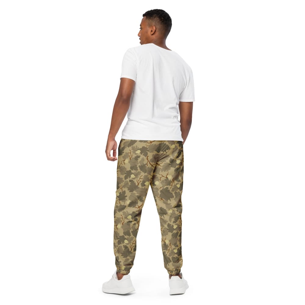 American Mitchell Wine Leaf Brown CAMO Unisex track pants