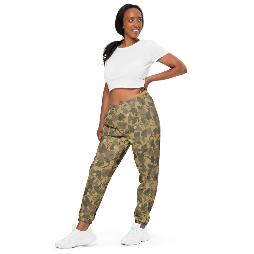 American Mitchell Wine Leaf Brown CAMO Unisex track pants - Track Pants