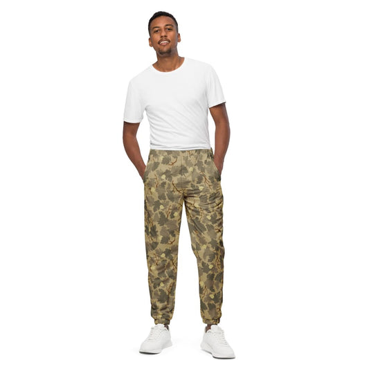 American Mitchell Wine Leaf Brown CAMO Unisex track pants - XS