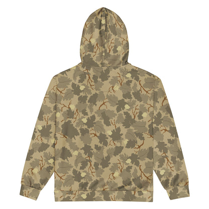 American Mitchell Wine Leaf Brown CAMO Unisex Zip Hoodie