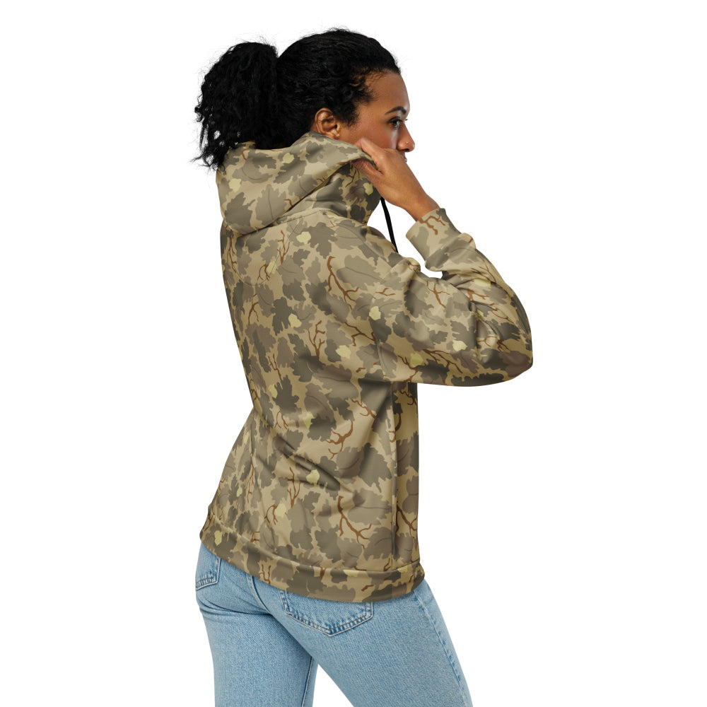 American Mitchell Wine Leaf Brown CAMO Unisex zip hoodie - Zip Hoodie