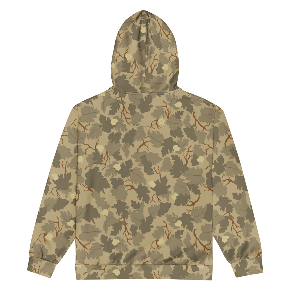 American Mitchell Wine Leaf Brown CAMO Unisex zip hoodie - Zip Hoodie