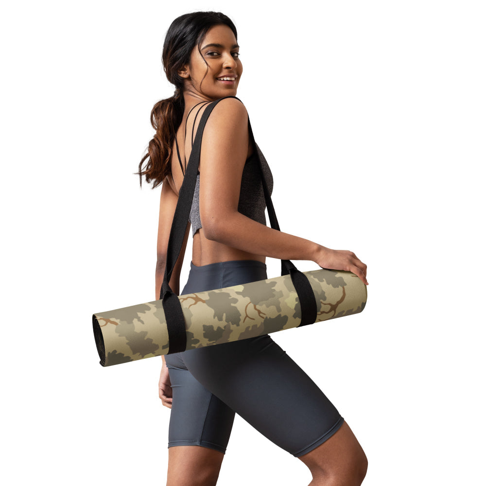 American Mitchell Wine Leaf Brown CAMO Yoga mat - Mat