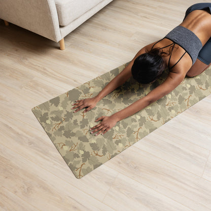 American Mitchell Wine Leaf Brown CAMO Yoga mat - Mat