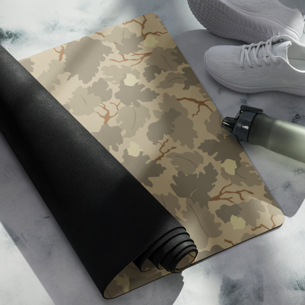 American Mitchell Wine Leaf Brown CAMO Yoga mat - Mat