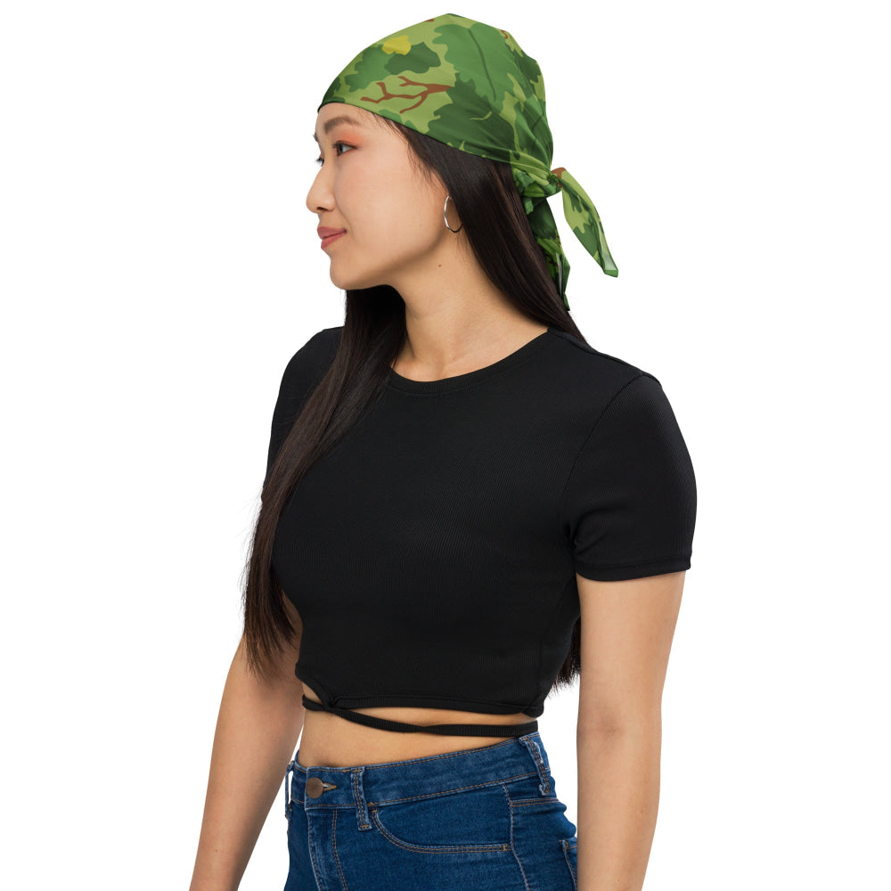 American Mitchell Wine Leaf Green CAMO bandana - Bandana