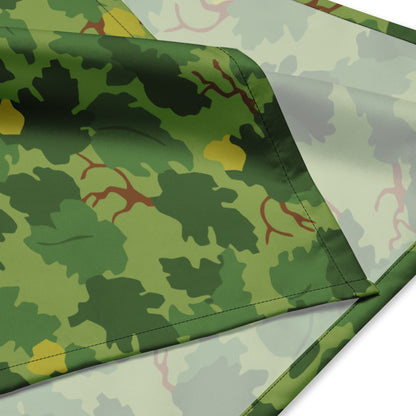 American Mitchell Wine Leaf Green CAMO bandana - Bandana