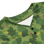 Mitchell Vine Leaf Green CAMO Unisex Baseball Jersey