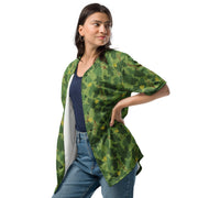 Mitchell Vine Leaf Green CAMO Unisex Baseball Jersey