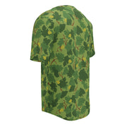 Mitchell Vine Leaf Green CAMO Unisex Baseball Jersey