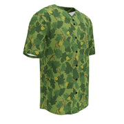 Mitchell Vine Leaf Green CAMO Unisex Baseball Jersey