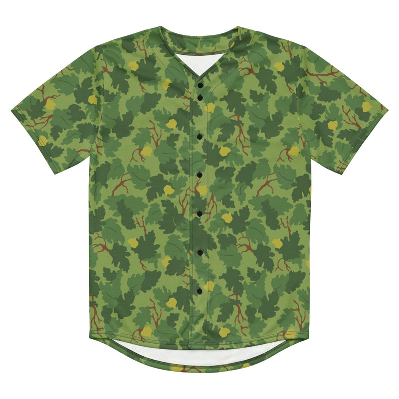 Mitchell Vine Leaf Green CAMO Unisex Baseball Jersey